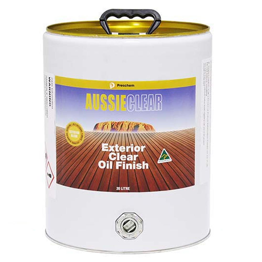 (image for) Aussie Clear Exterior Deck Oil Finish 20 Litre